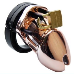 Rose Gold Male Chastity Cage CB6000