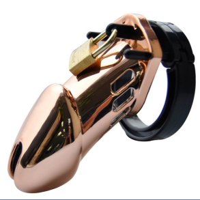 Rose Gold Male Chastity Cage CB6000