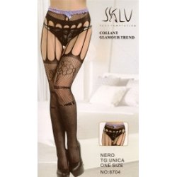 Sorte Strmper med Hofteholder