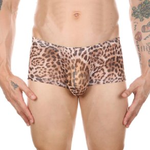 Gennemsigtige Leopard Boxershorts