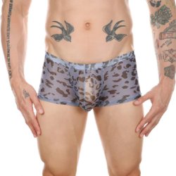 Gennemsigtige Leopard Boxershorts