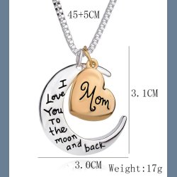 Mom i love you to the Moon and Back