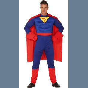 Superman Voksen Kostume