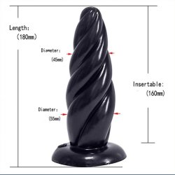 Twist PVC Butt Plug