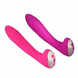 Silikone Genopladelig G-Spot Vibrator med Varme Kontrol