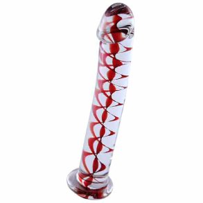 Rde Blomst Glas Dildo