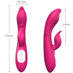 Fire Dance Rabbit Heating Vibrator
