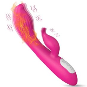 Fire Dance Rabbit Heating Vibrator