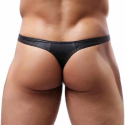 Sort Lder Look Trusser til Ham