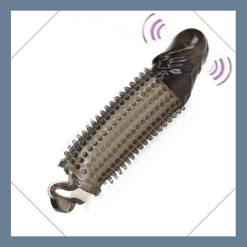Vibrating Glans Wolftooth Penis Sleeve