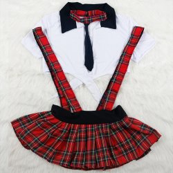 Skolepige Kostume