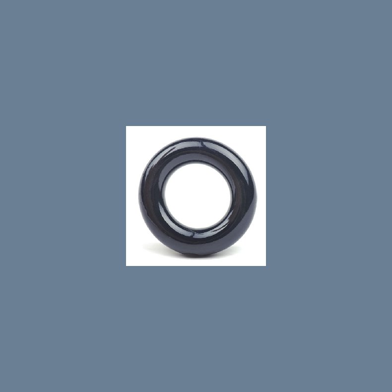 Sort Fleksibel Penis Ring
