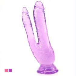 Dobbelt Hoved Realistisk Dildo