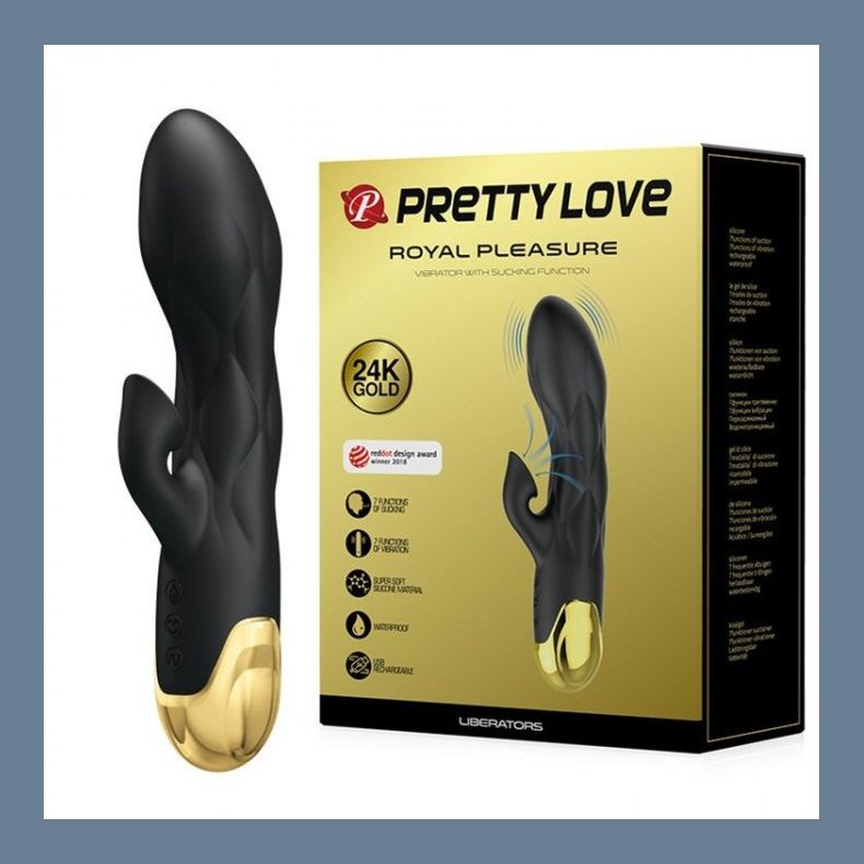 Pretty Love Vibrator med suge funktion