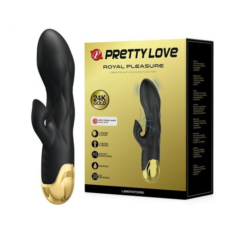 Pretty Love Vibrator med suge funktion