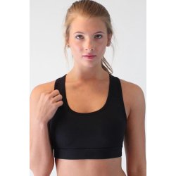 Black Back Pocket Sport Bra