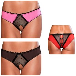 Frills Crotchless Panty