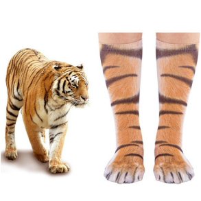 3D Tiger sokker