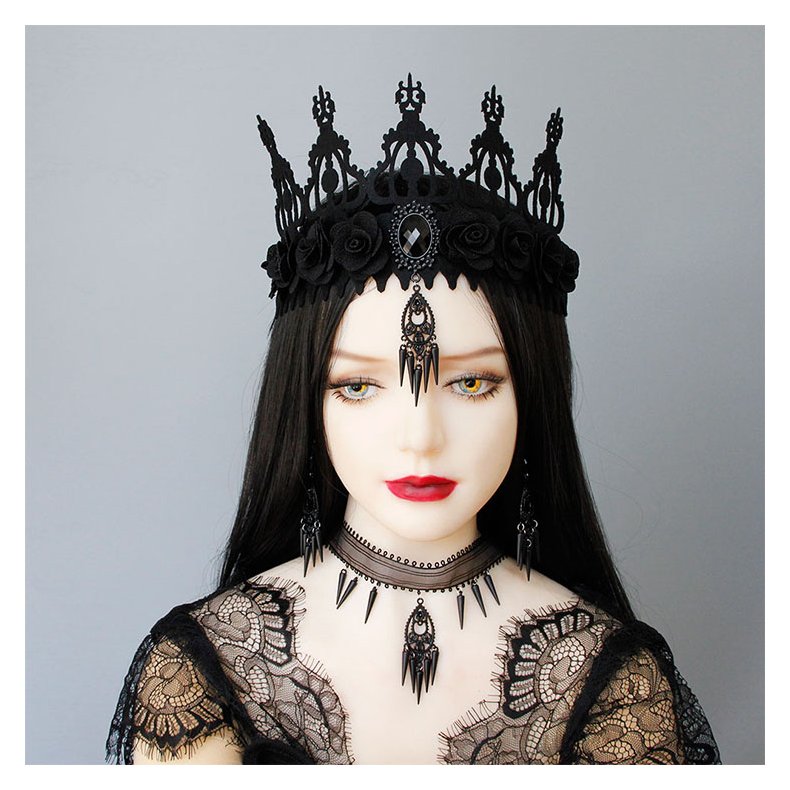 Victoriansk Gotisk Dronning Tiara Hrbnd