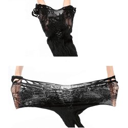 Sort Midnat Body Stocking