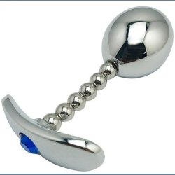 B�jelig Kugle St�l Butt Plug