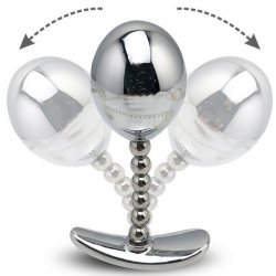 B�jelig Kugle St�l Butt Plug