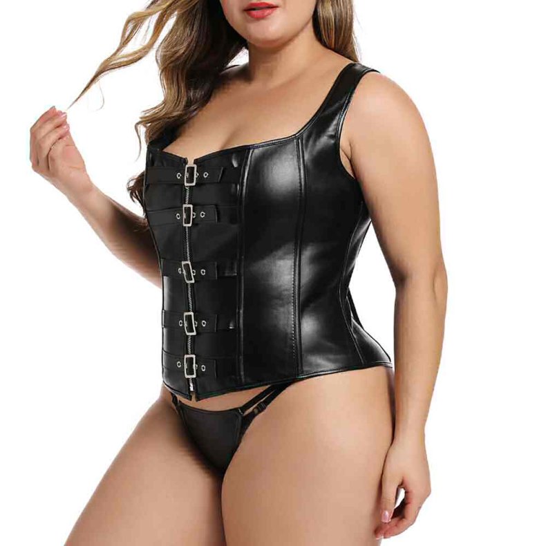 Black 10 Steel Bones Corset