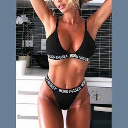 High Leg Bra Set Romantic Time