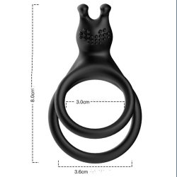 Bunny Ears Silicone Penis Ring