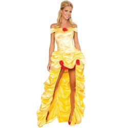 Sexy Yellow Party Kjole