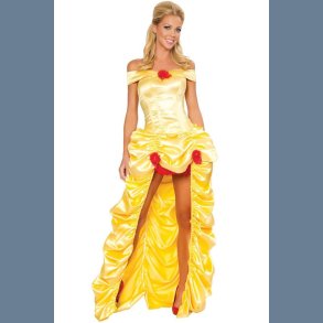 Sexy Yellow Party Kjole