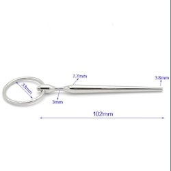 Electric Shock Tapered Elephant Dart Penis Plug