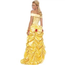 Sexy Yellow Party Kjole