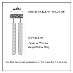 Fiskenetstrmper med Blondebnd