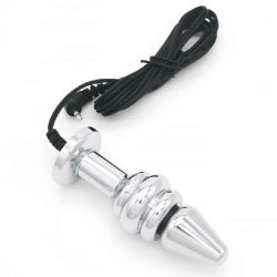 Bipolar Metal Electric Shock Butt Plug- B