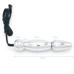 Metal Electric Shock Butt Plug- U