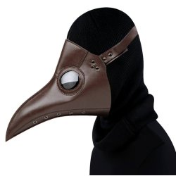 Pestdoktor lang nse imiteret lder venetiansk maske 