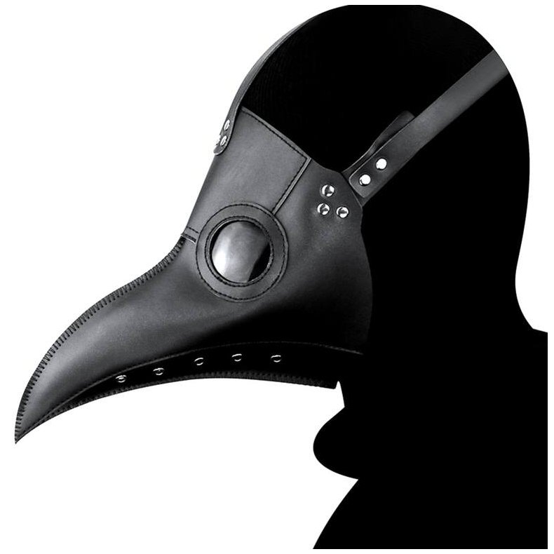 Pestdoktor Lang Nse Imiteret Lder Venetiansk Maske 