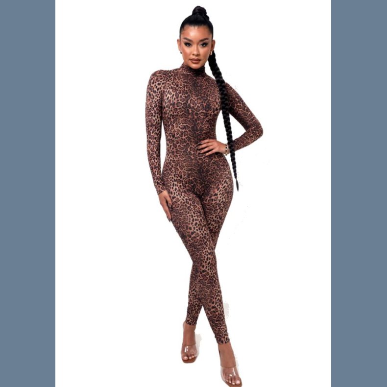 Turtleneck Bodycon Jumpsuit