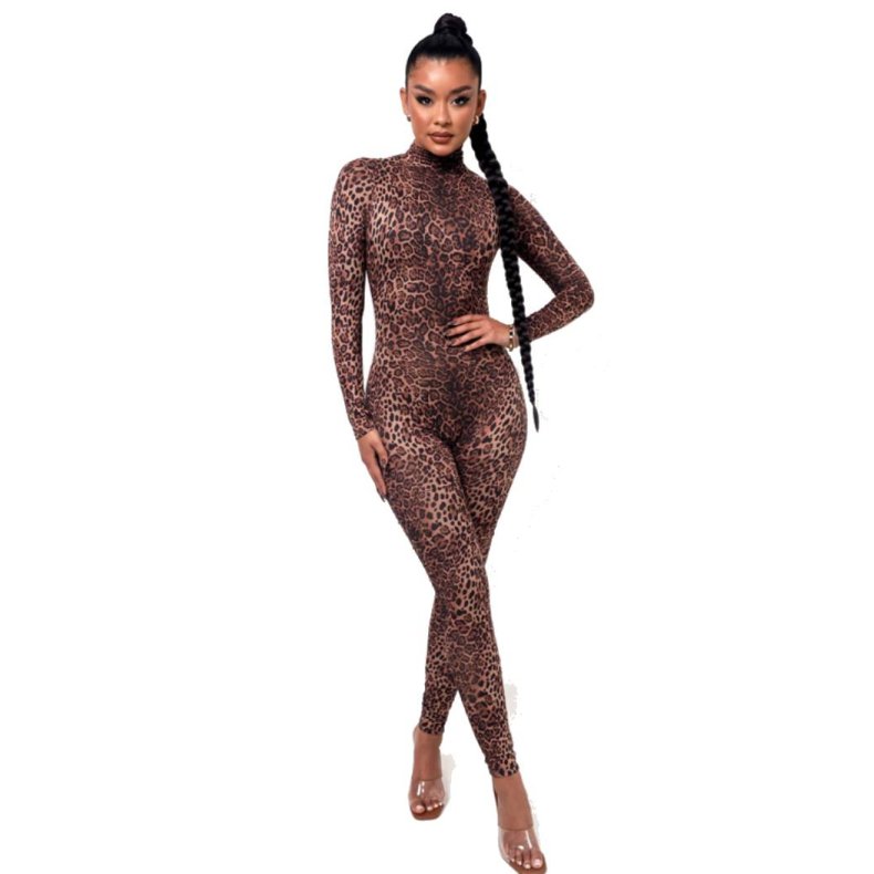 Turtleneck Bodycon Jumpsuit