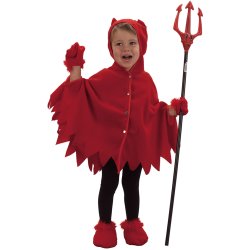 Djvel Kappe Kostume Barn