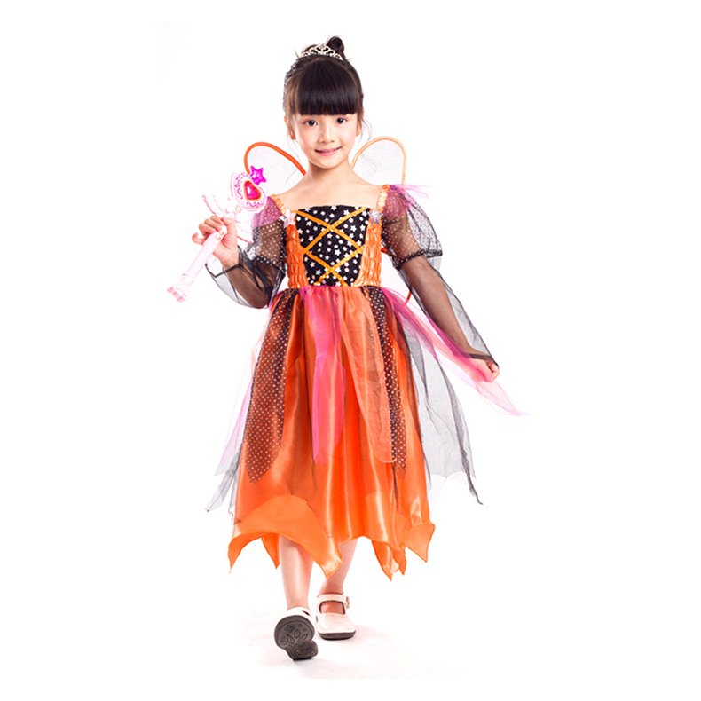 Toddler Græskar Halloween Kostume - Pige Kostumer Fie's Kostumer og udklædning