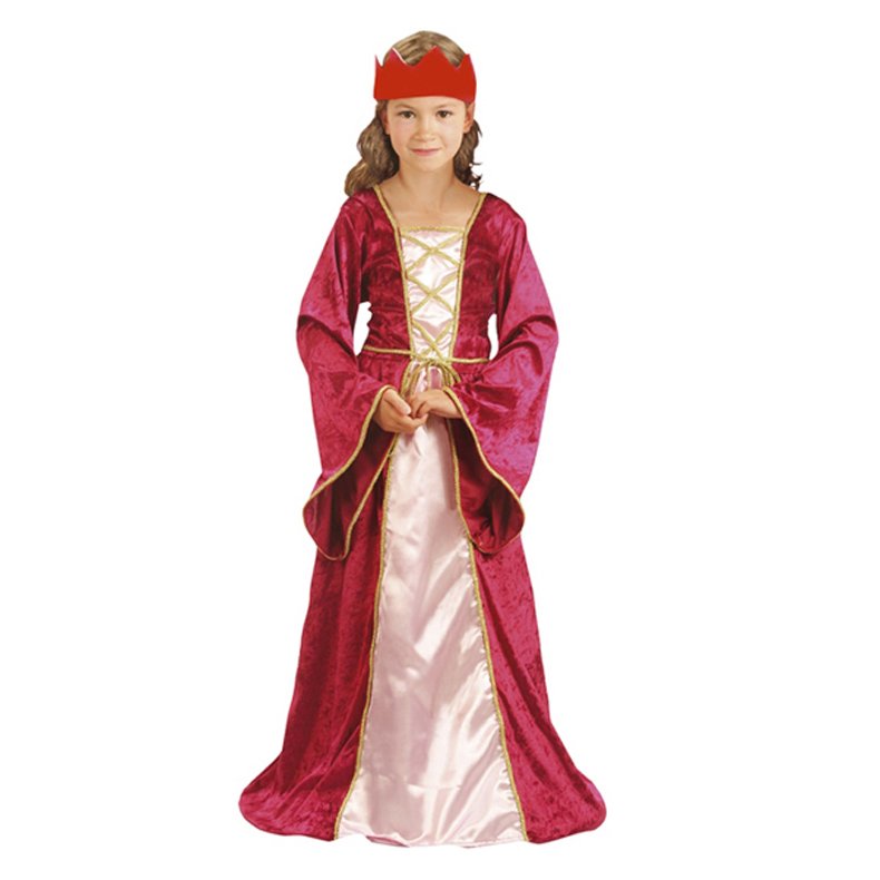 Middelalder Dronning Kostume