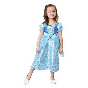 Klassisk Askepot Kostume Pige