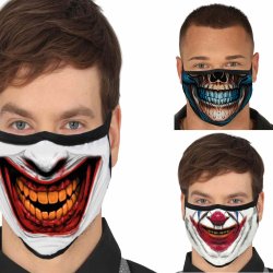 Genanvendelig Ansigtsmaske i Tredobbelt Stof til Voksne