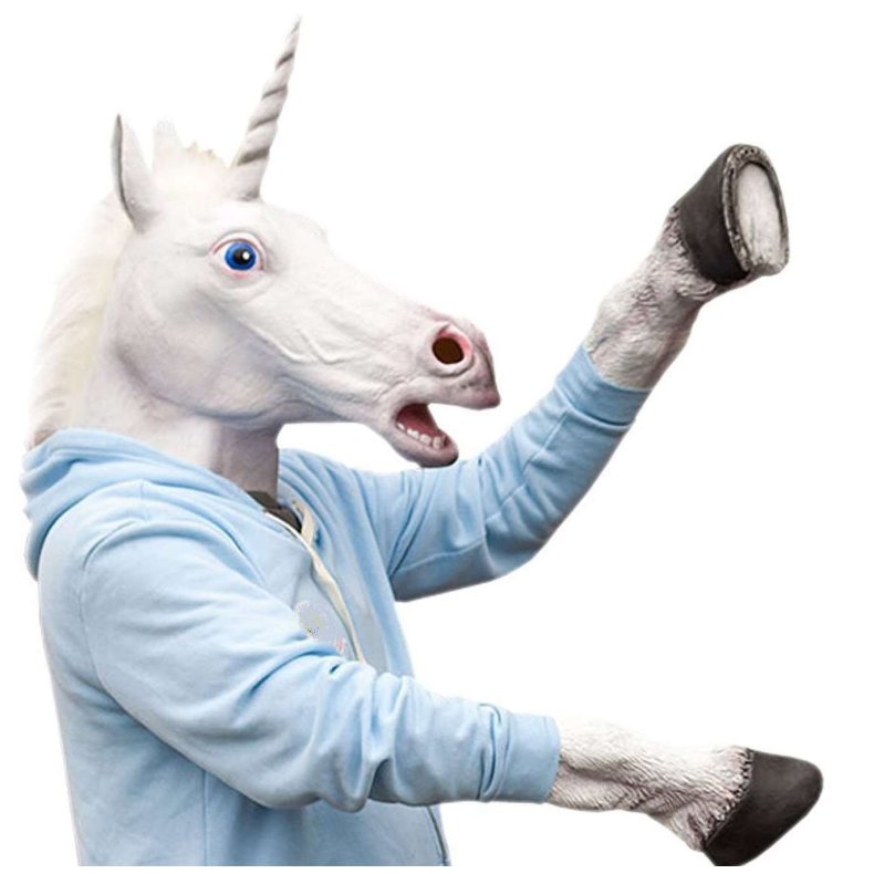 Enhjrning Latex Maske