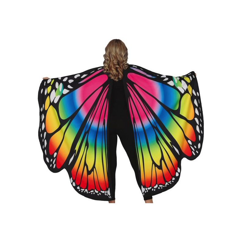 Multifarvet Regnbue Sommerfuglevinger