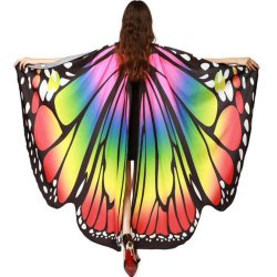 Multifarvet Regnbue Sommerfuglevinger