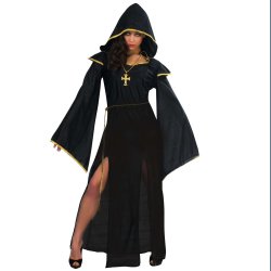 Voksen Nonne Kostume