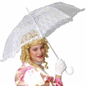 Hvid Blonde Paraply 60 x 70 cm